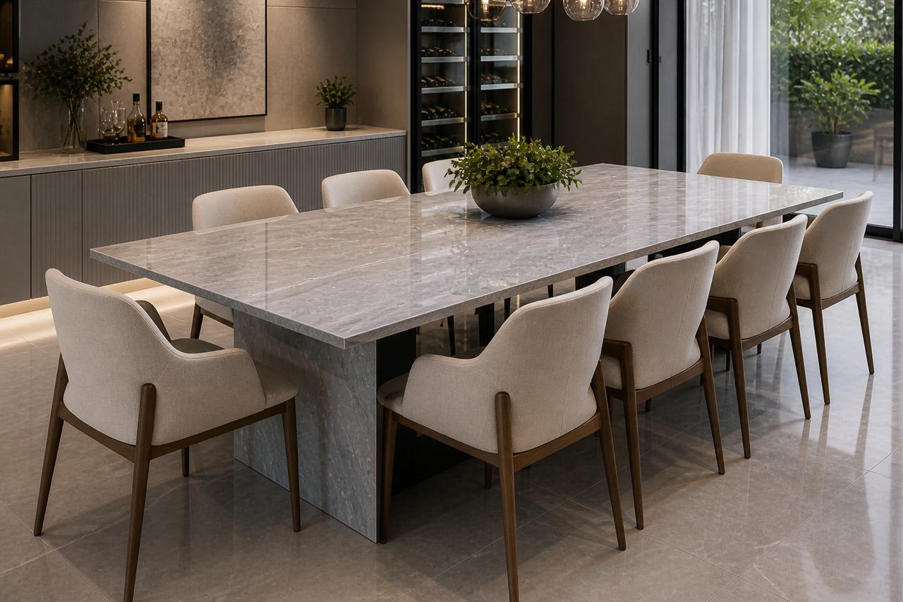 Mesa de Centro em Porcelanato